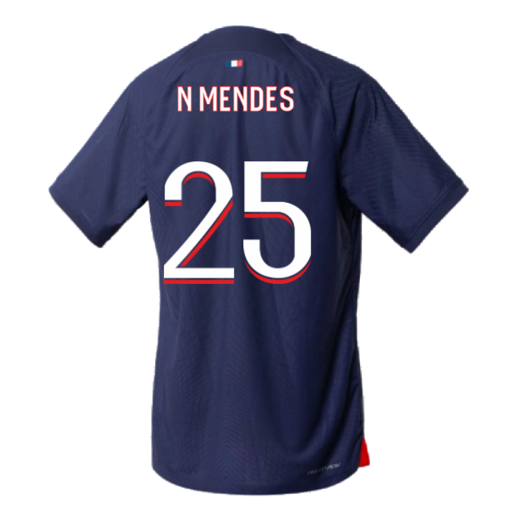 2023-2024 PSG Home Match Authentic Shirt (N Mendes 25)