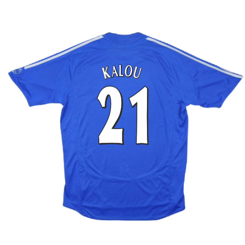 Chelsea 2006-08 Home Shirt ((Mint) L) (Kalou 21)