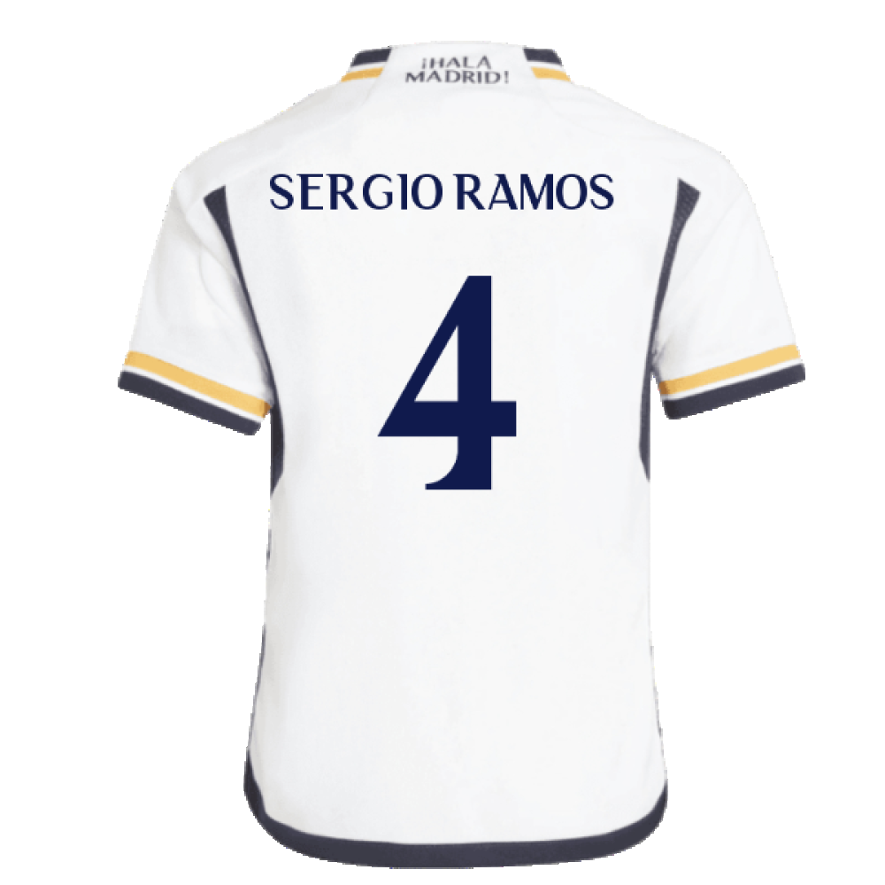 2023-2024 Real Madrid Home Mini Kit (Sergio Ramos 4)