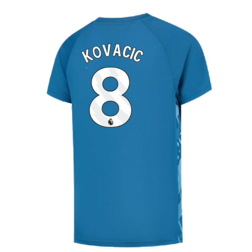 2023-2024 Man City Pre-Match Jersey (Lake Blue) - Kids (Kovacic 8)