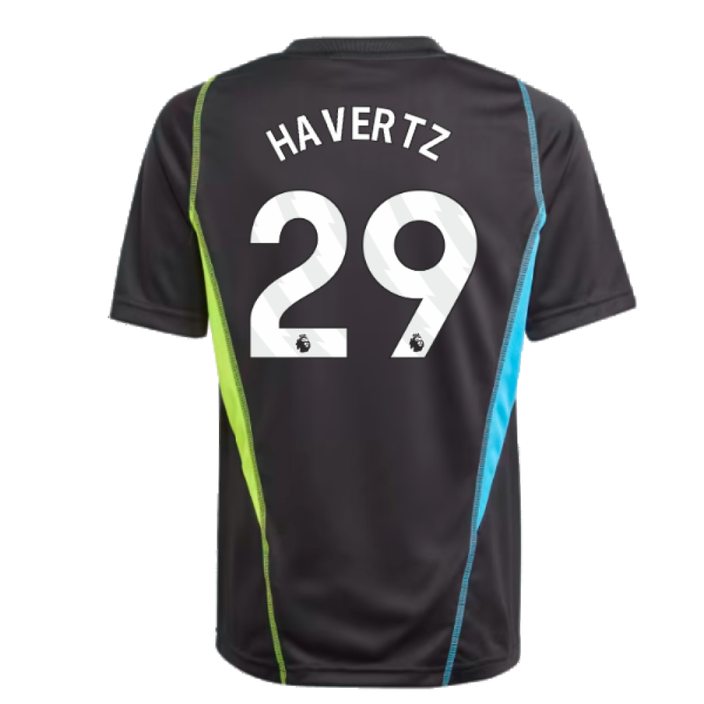 2023-2024 Arsenal Training Jersey (Black) - Kids (Havertz 29)