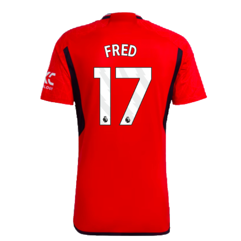 2023-2024 Man Utd Home Shirt (Fred 17)