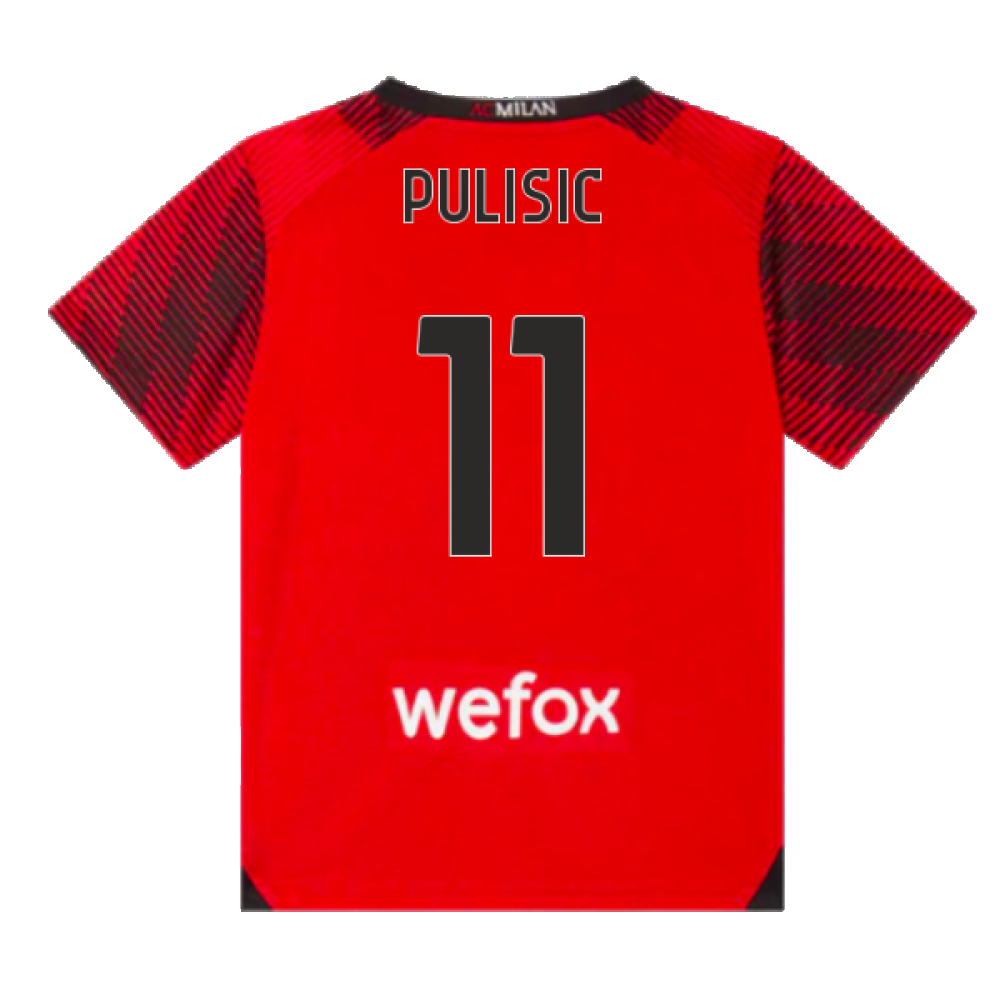 2023-2024 AC Milan Home Mini Kit (Pulisic 11)