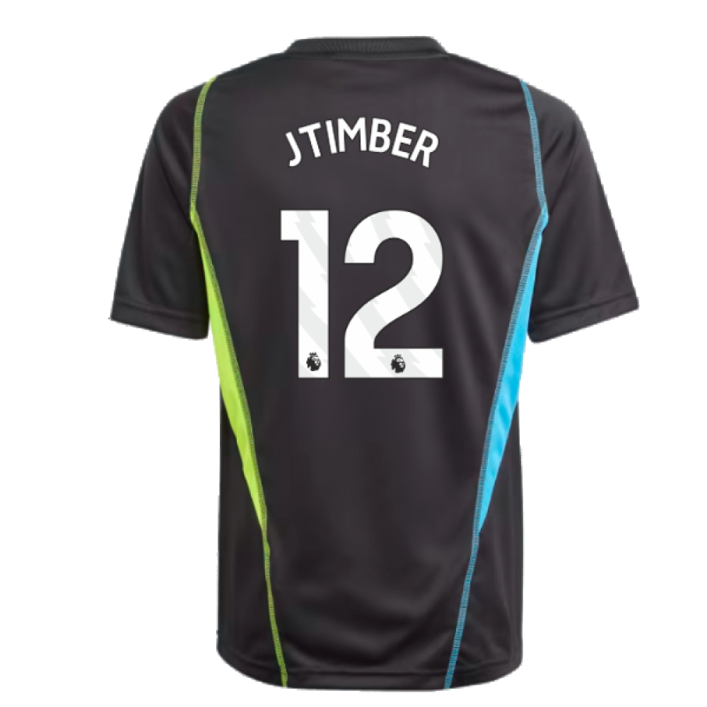 2023-2024 Arsenal Training Jersey (Black) - Kids (J Timber 12)