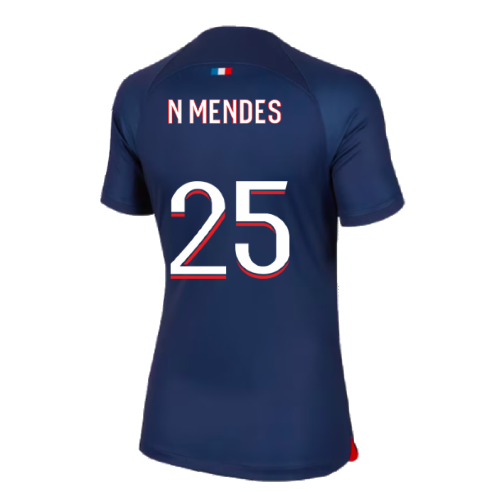 2023-2024 PSG Home Shirt (Ladies) (N Mendes 25)