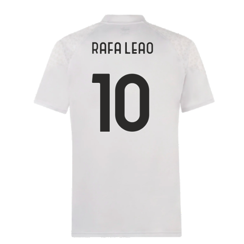 2023-2024 AC Milan Training Jersey (Grey) (Rafa Leao 10)