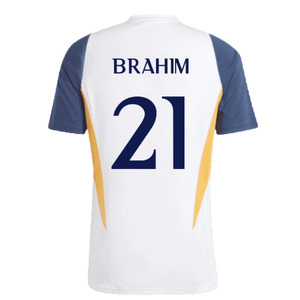2023-2024 Real Madrid Training Shirt (White) (Brahim 21)