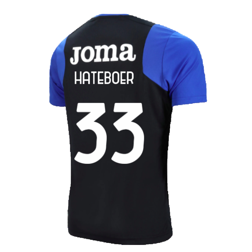 2023-2024 Atalanta Training Shirt (Black) (Hateboer 33)