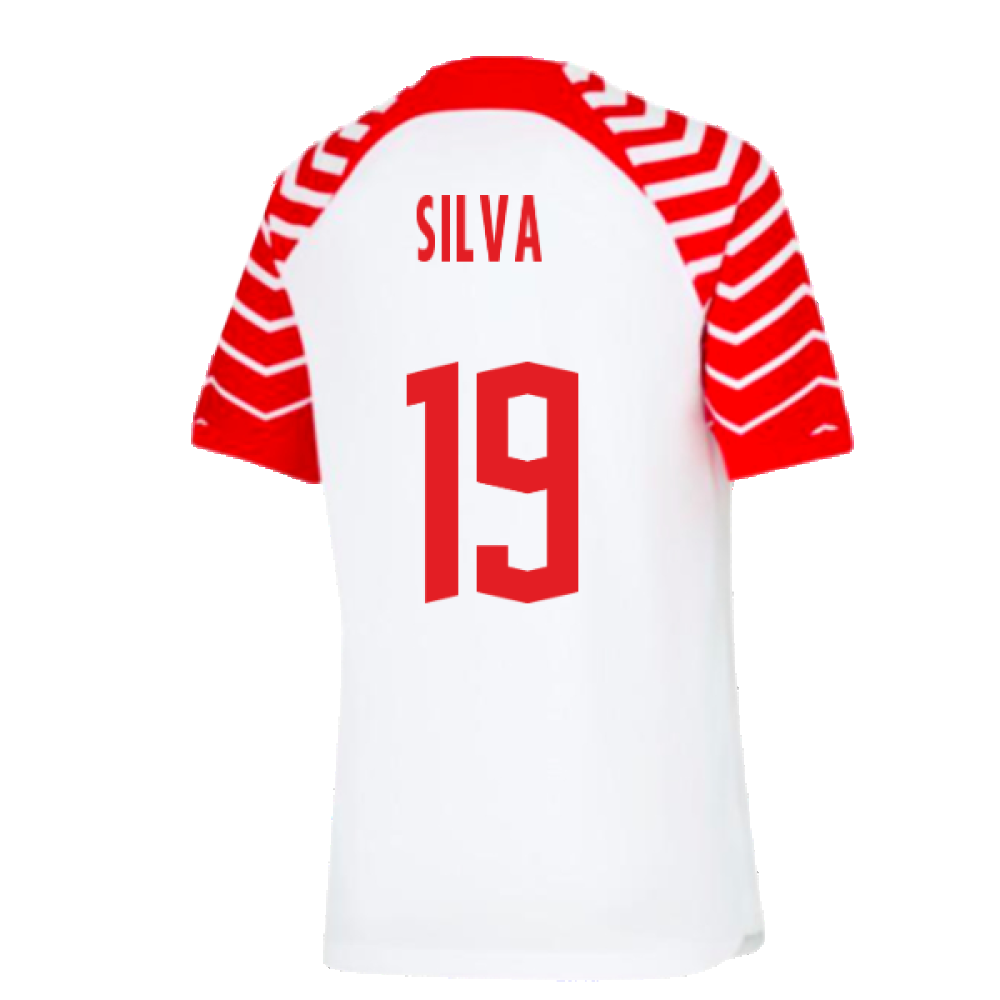 2023-2024 Red Bull Leipzig Home Shirt (Kids) (Silva 19)