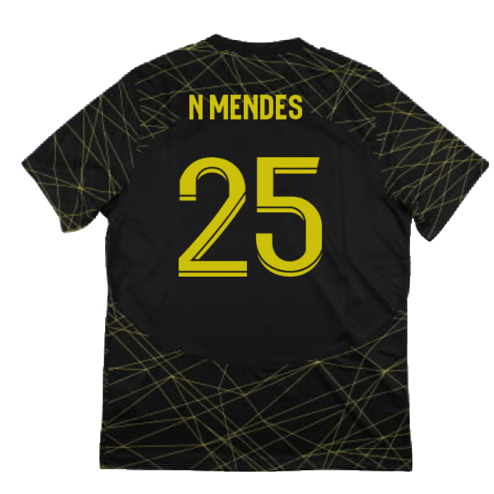 2023-2024 PSG Fourth Shirt (N Mendes 25)