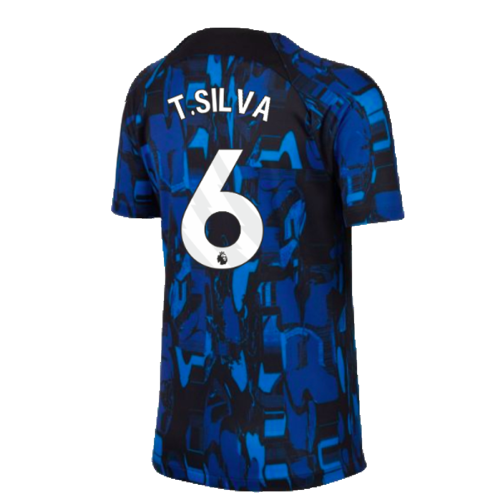 2023-2024 Chelsea Academy Pro Tee (Blue) - Kids (T.SILVA 6)