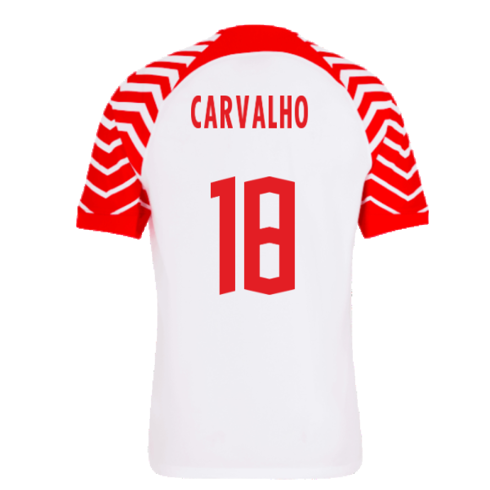 2023-2024 Red Bull Leipzig Home Shirt (Carvalho 18)