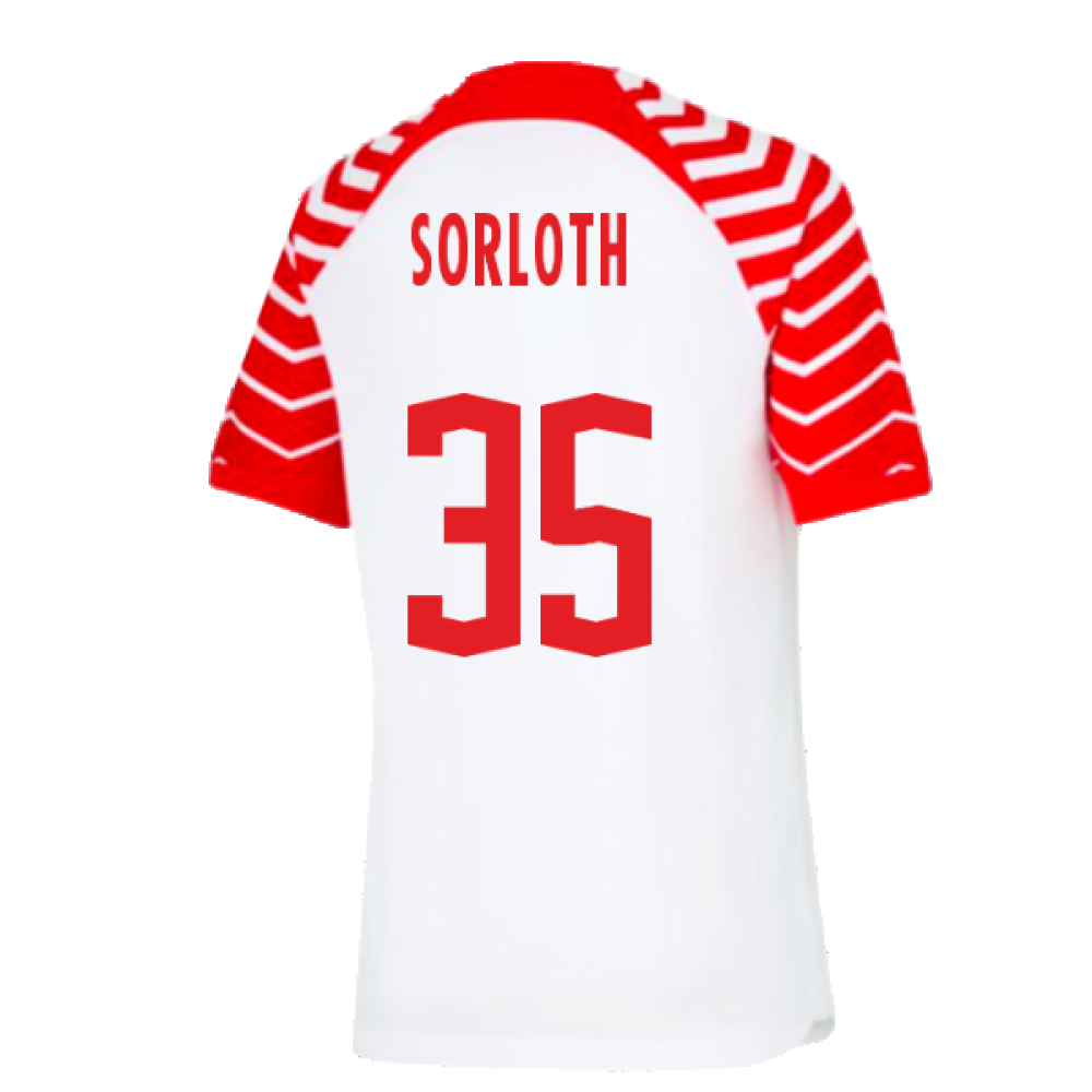 2023-2024 Red Bull Leipzig Home Shirt (Kids) (Sorloth 35)