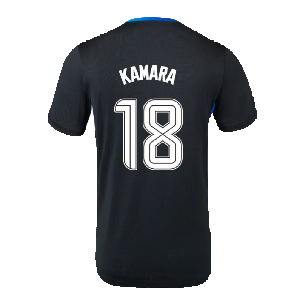 2023-2024 Rangers Coaches Training Tee (Ebony) (Kamara 18)