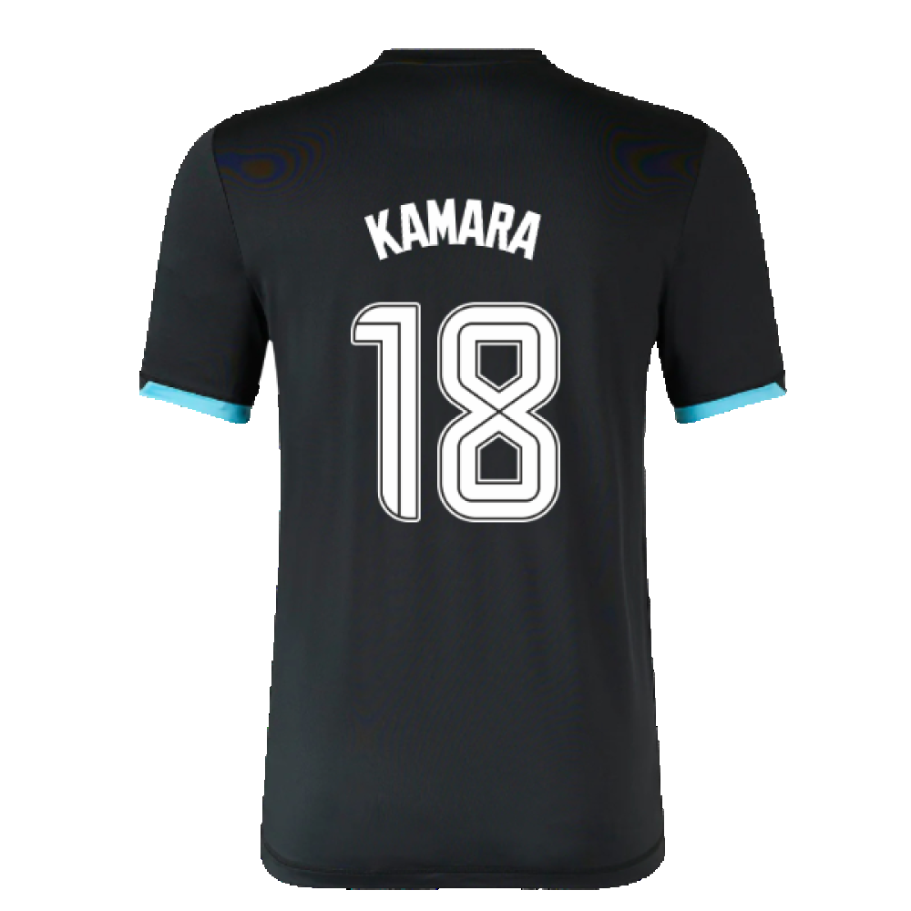 2023-2024 Rangers Players Travel SS Tee (Black) (Kamara 18)