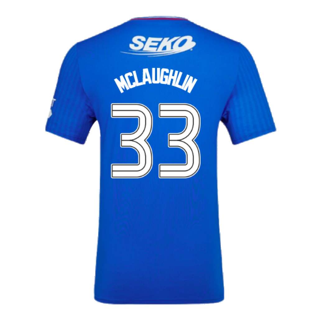 2023-2024 Rangers Pro Authentic Home Shirt (McLaughlin 33)