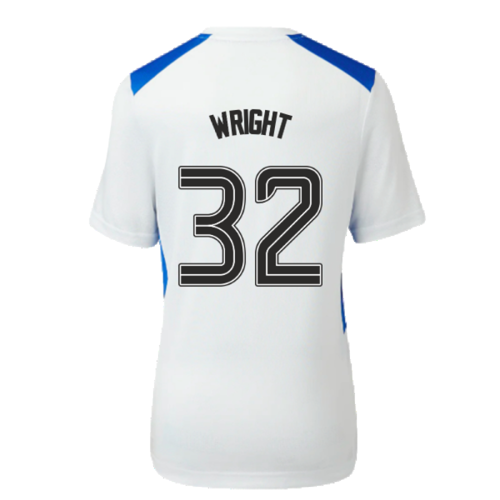 2023-2024 Rangers Players Match Day Home Tee (White) - Kids (Wright 32)