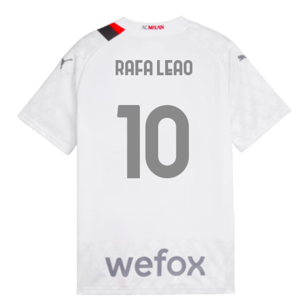 2023-2024 AC Milan Away Shirt (Kids) (Rafa Leao 10)