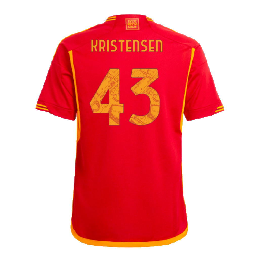 2023-2024 Roma Home Shirt (Kids) (KRISTENSEN 43)