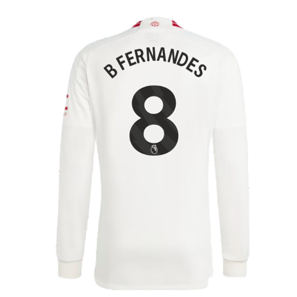 2023-2024 Man Utd Long Sleeve Third Shirt (B Fernandes 8)