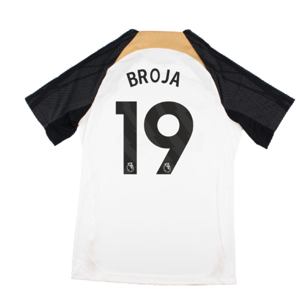 2023-2024 Chelsea Strike Training Shirt (White) (Broja 19)