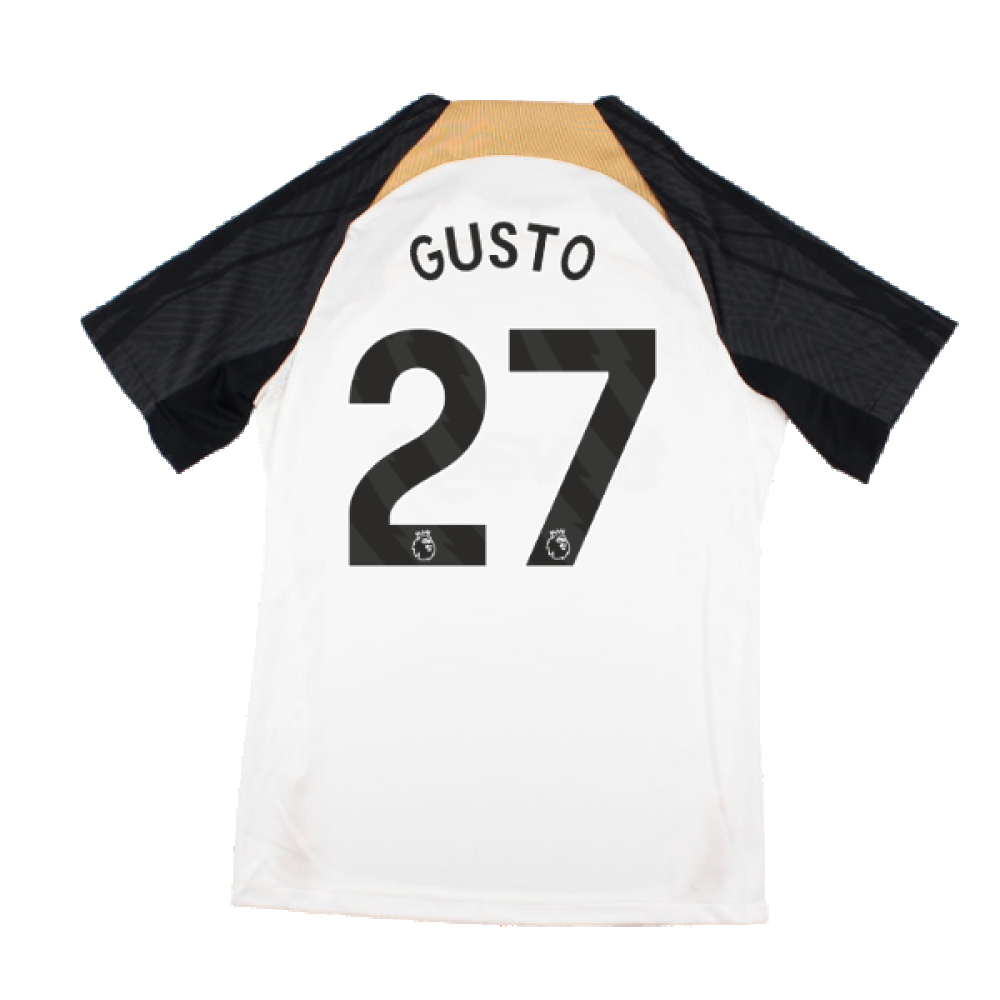 2023-2024 Chelsea Strike Training Shirt (White) (Gusto 27)