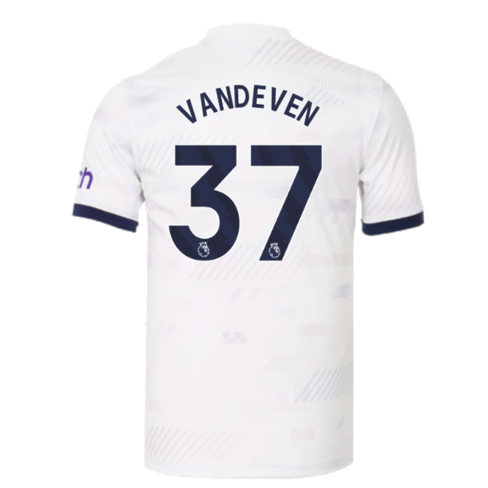 2023-2024 Tottenham Hotspur Home Shirt (Van De Ven 37)