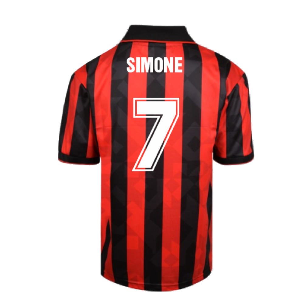 AC Milan 1994 Home Retro Shirt (Simone 7)