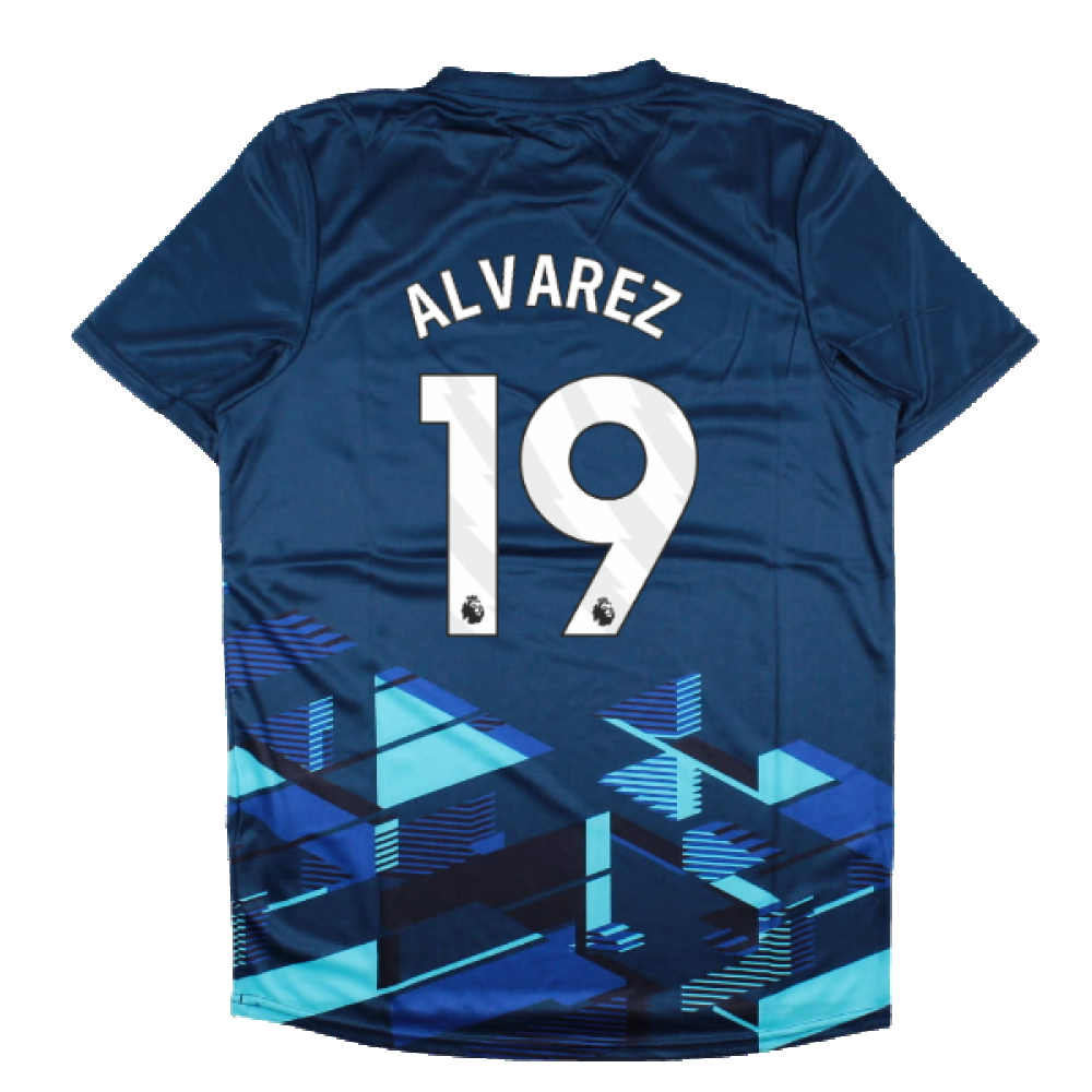 2023-2024 West Ham Warm Up Jersey (Navy) (ALVAREZ 19)