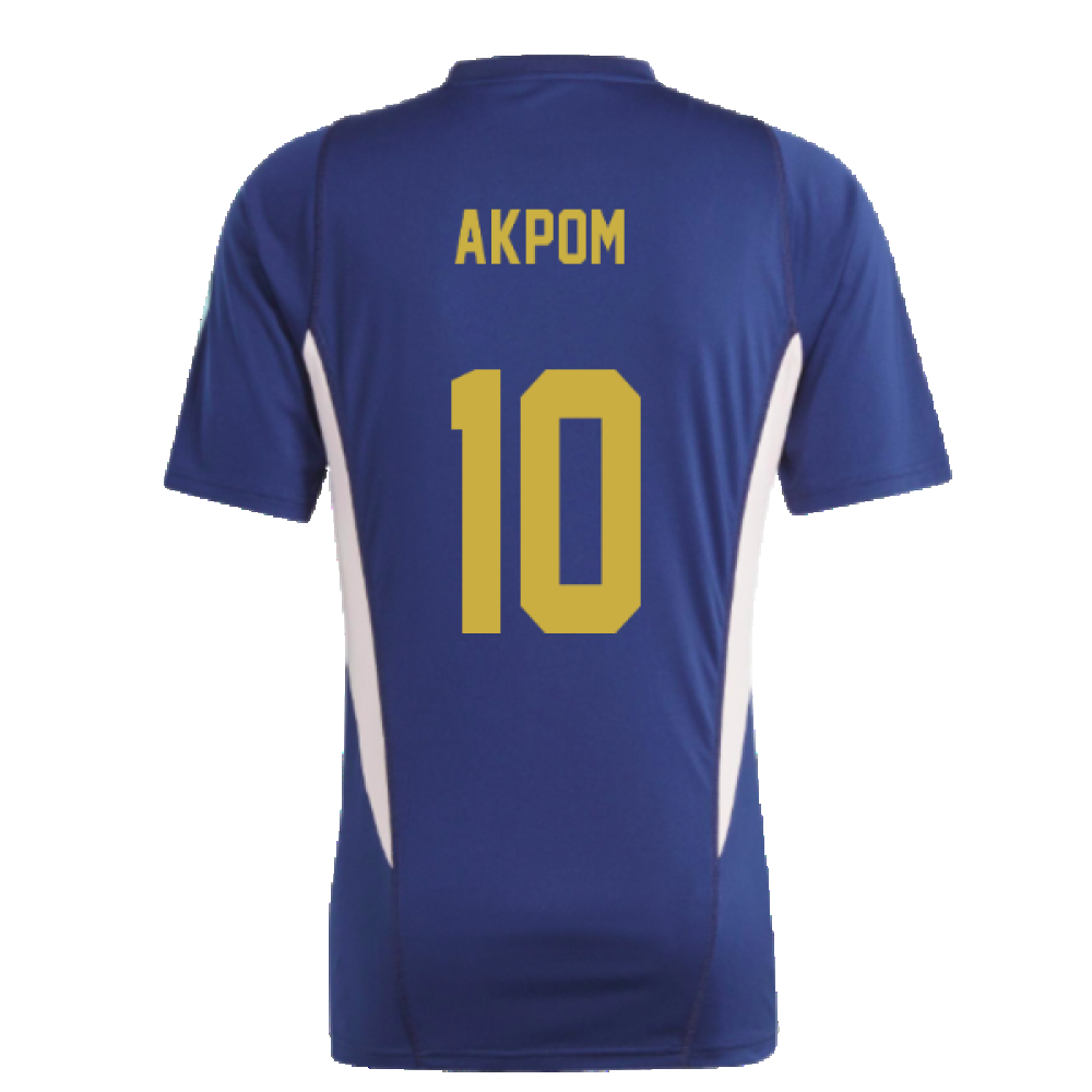 2023-2024 Ajax Training Jersey (Navy) (Akpom 10)