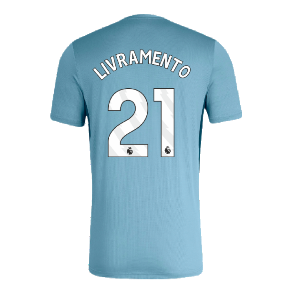 2023-2024 Newcastle Players Training Short Sleeve Tee (Bluestone) (Livramento 21)