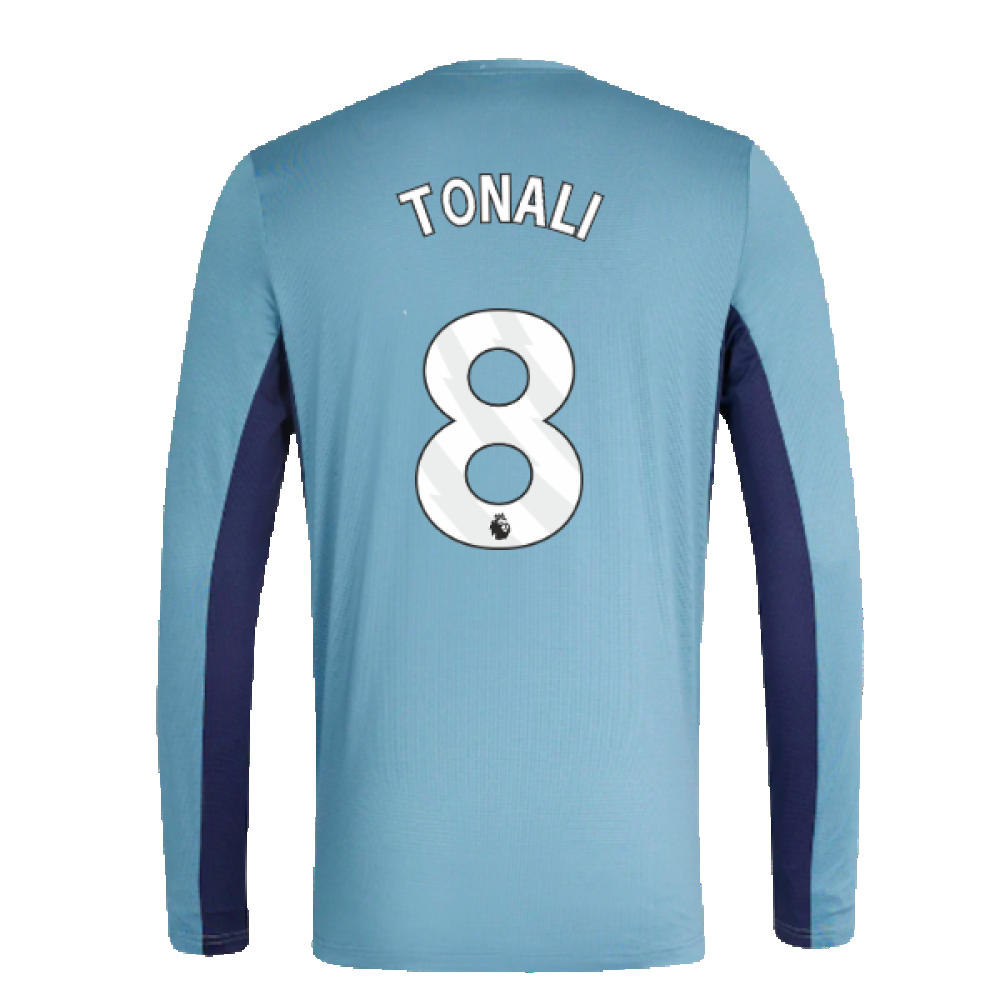 2023-2024 Newcastle Players Training Long Sleeve Tee (Bluestone) (Tonali 8)