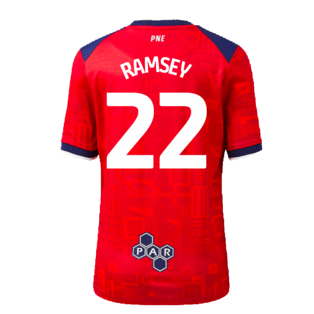 2023-2024 Preston North End Away Shirt (Kids) (Ramsey 22)