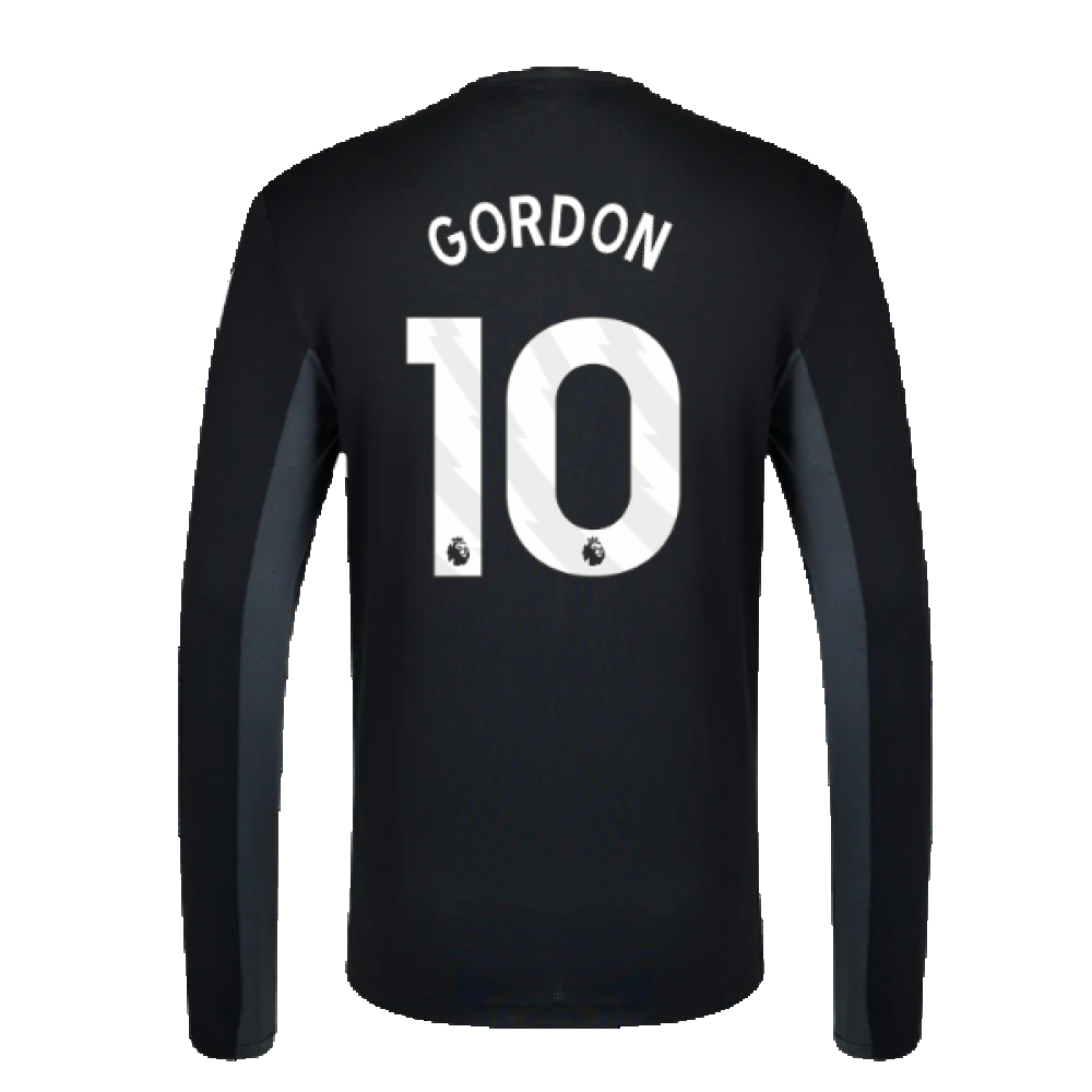 2023-2024 Newcastle Coaches Training Long Sleeve Tee (Black) (Gordon 10)