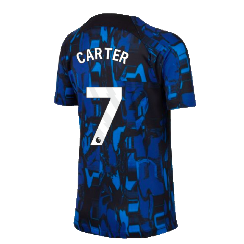 2023-2024 Chelsea Academy Pro Tee (Blue) - Kids (Carter 7)