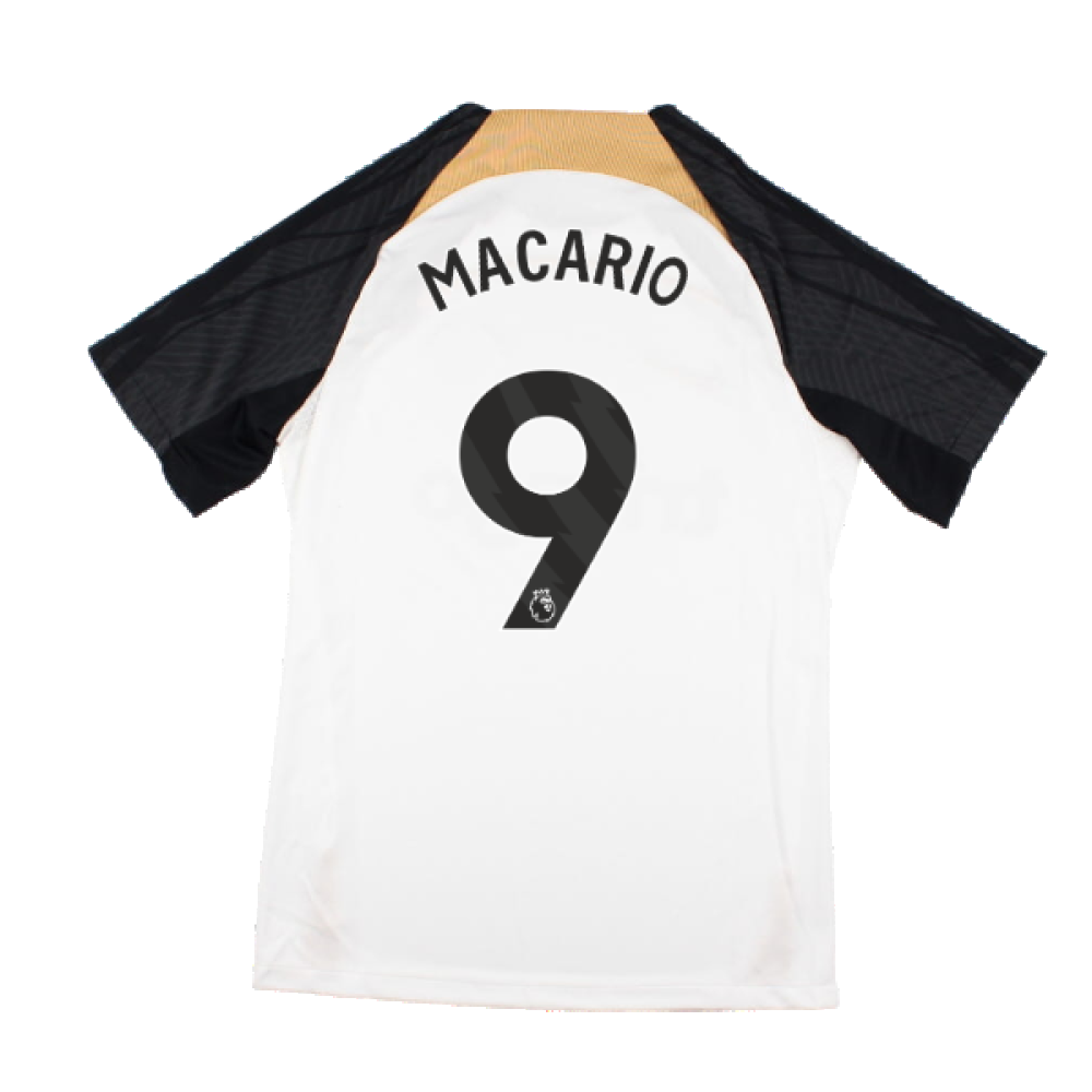 2023-2024 Chelsea Strike Training Shirt (White) (Macario 9)