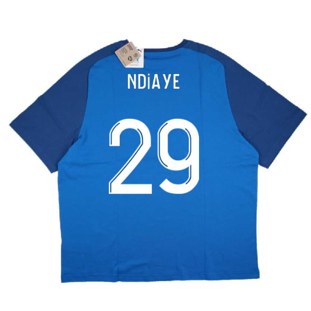 2023-2024 Marseille Casuals Tee (Blue) (Ndiaye 29)