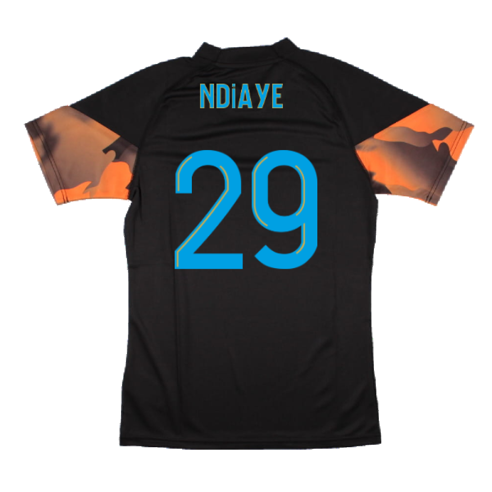 2023-2024 Marseille Training Jersey (Black) (Ndiaye 29)