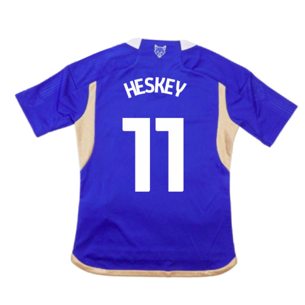 2023-2024 Leicester City Home Shirt (Kids) (Heskey 11)