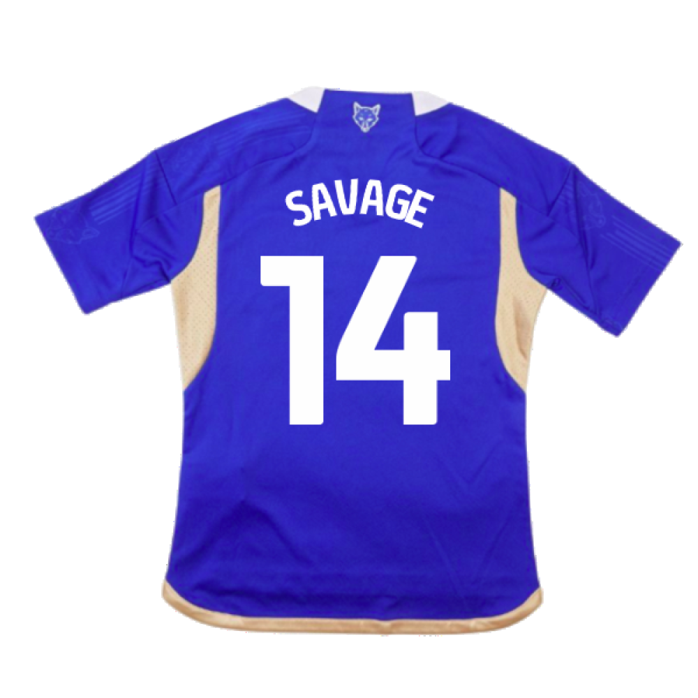 2023-2024 Leicester City Home Shirt (Kids) (Savage 14)