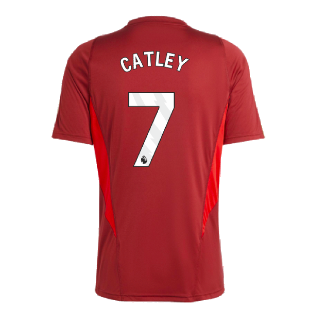 2023-2024 Arsenal Training Jersey (Red) (Catley 7)