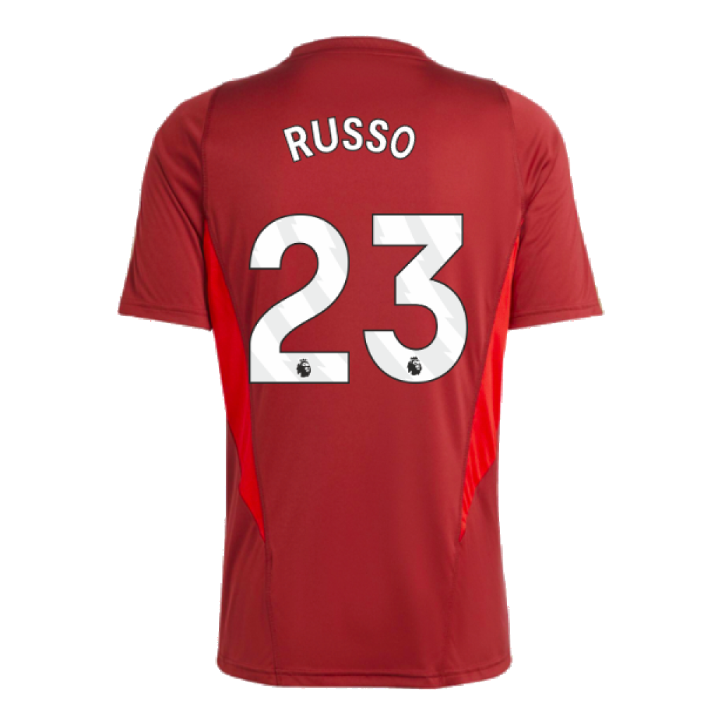 2023-2024 Arsenal Training Jersey (Red) (Russo 23)