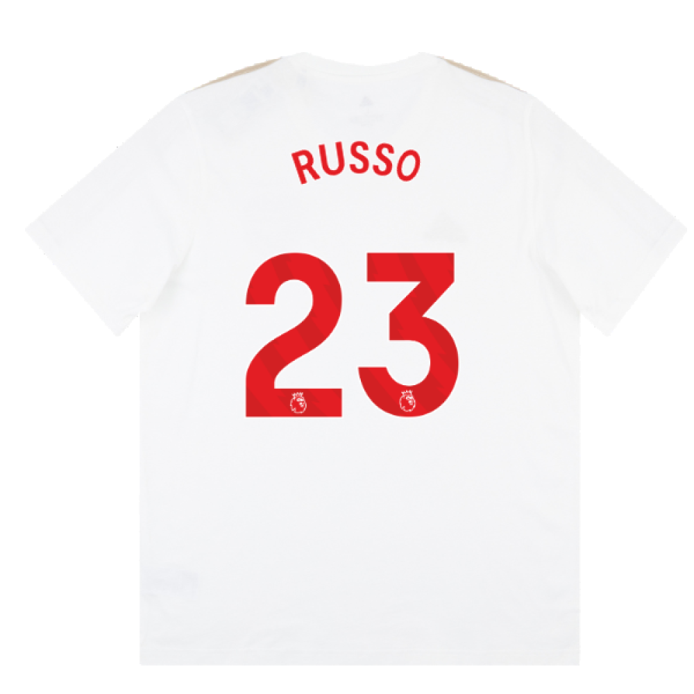 2023-2024 Arsenal DNA Tee (White) (Russo 23)