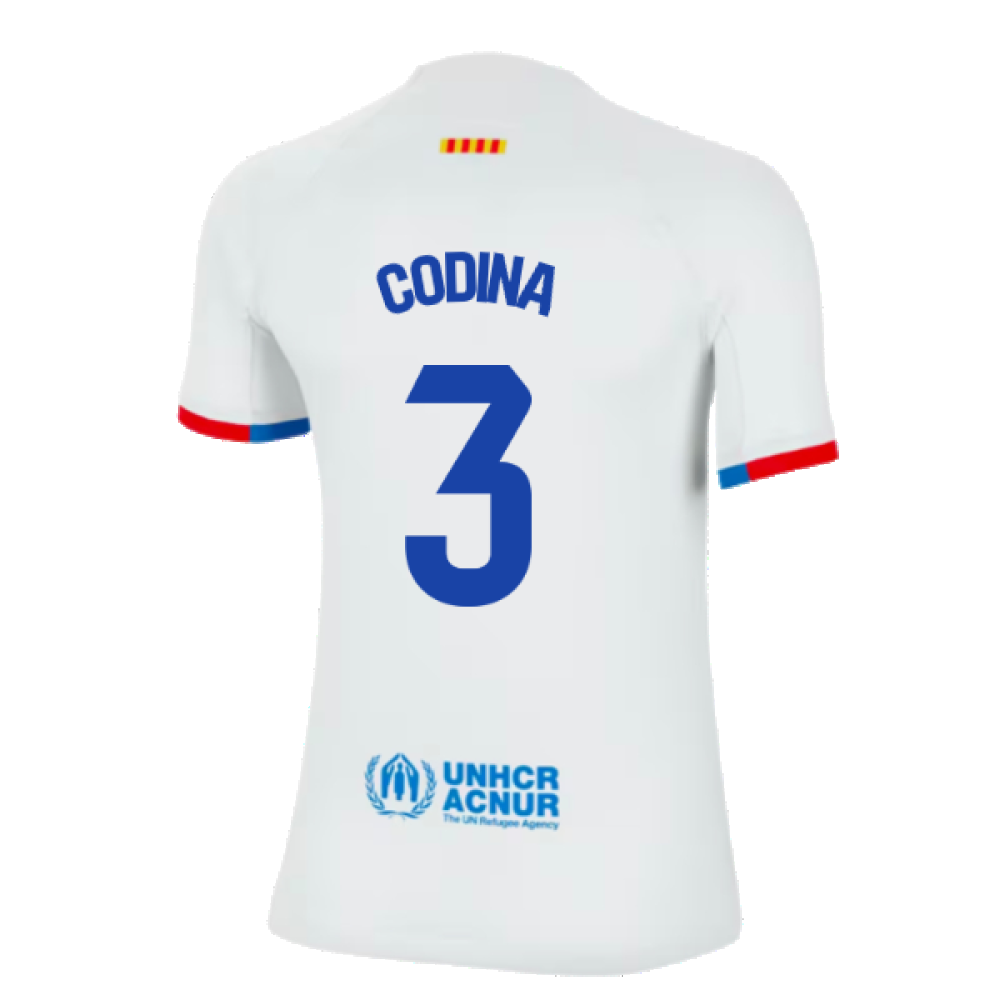 2023-2024 Barcelona Away Shirt (Ladies) (Codina 3)