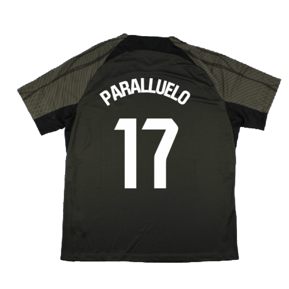 2023-2024 Barcelona Strike Dri-Fit Training Shirt (Sequoia) (Paralluelo 17)