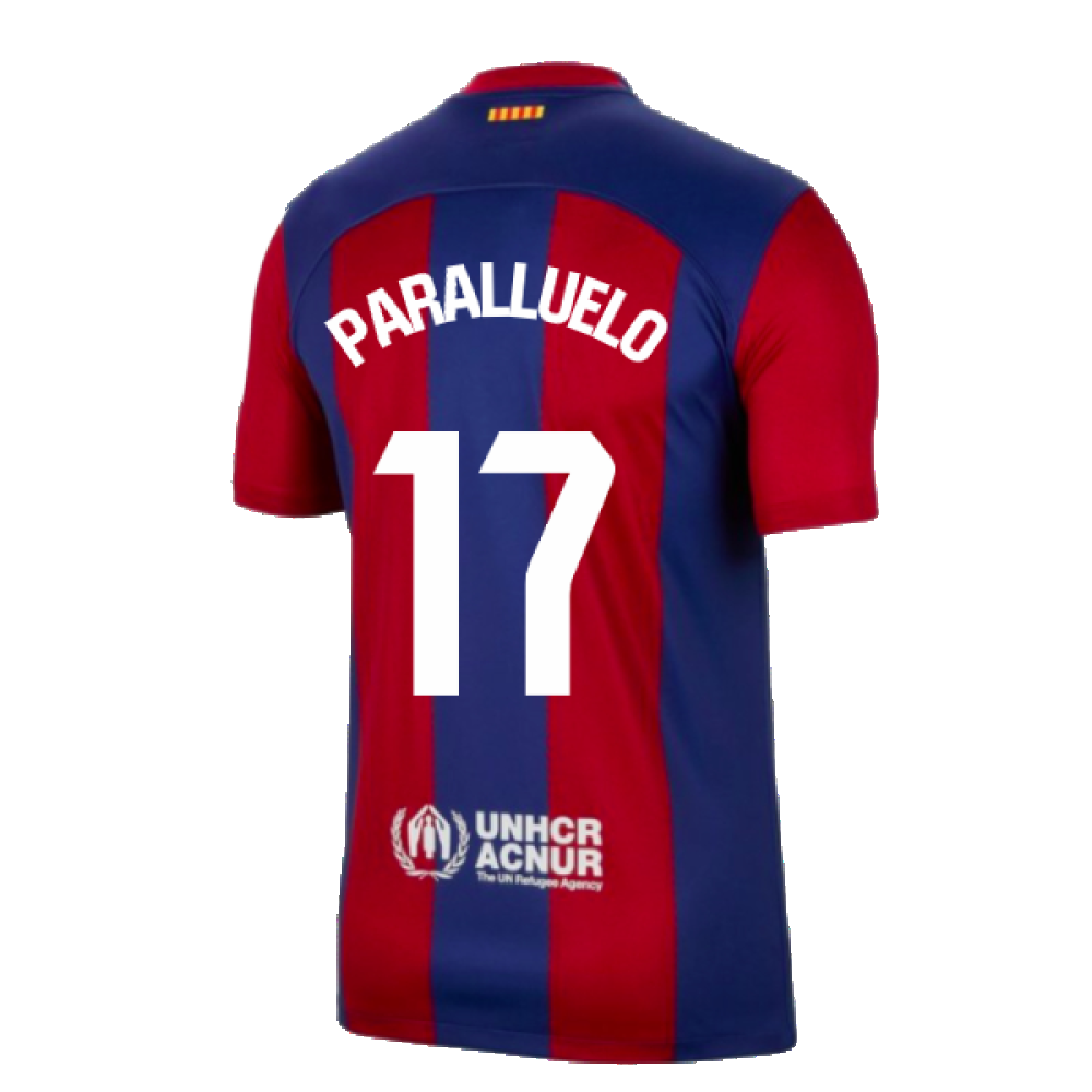 2023-2024 Barcelona Home Shirt (Paralluelo 17)