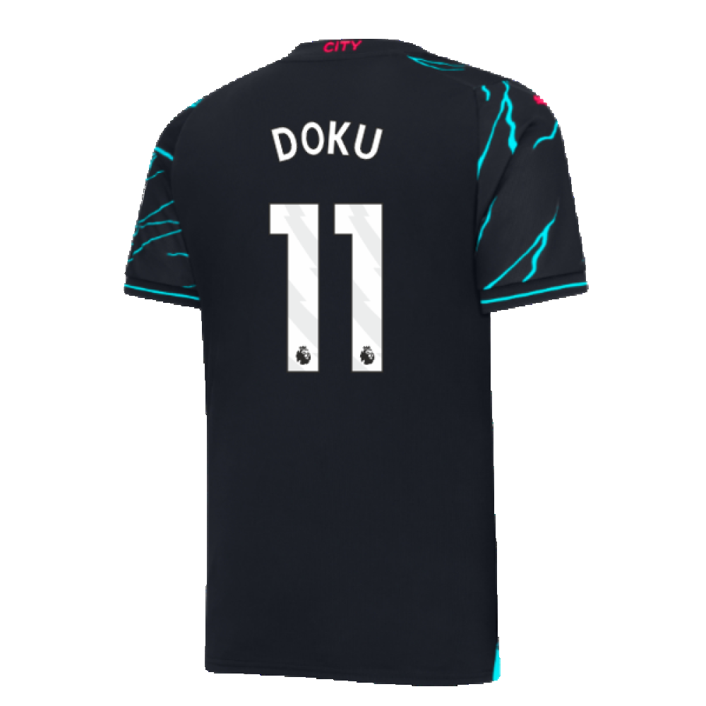 2023-2024 Man City Third Shirt (Doku 11)