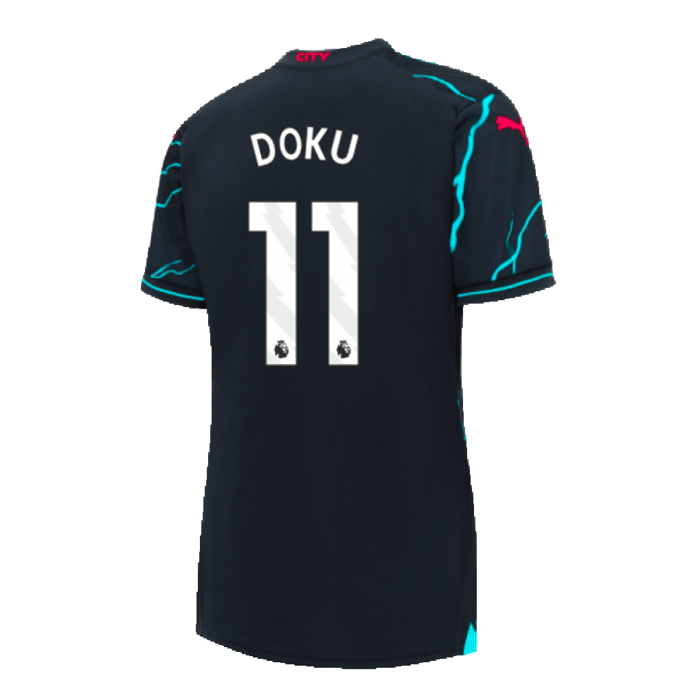 2023-2024 Man City Third Shirt (Ladies) (Doku 11)