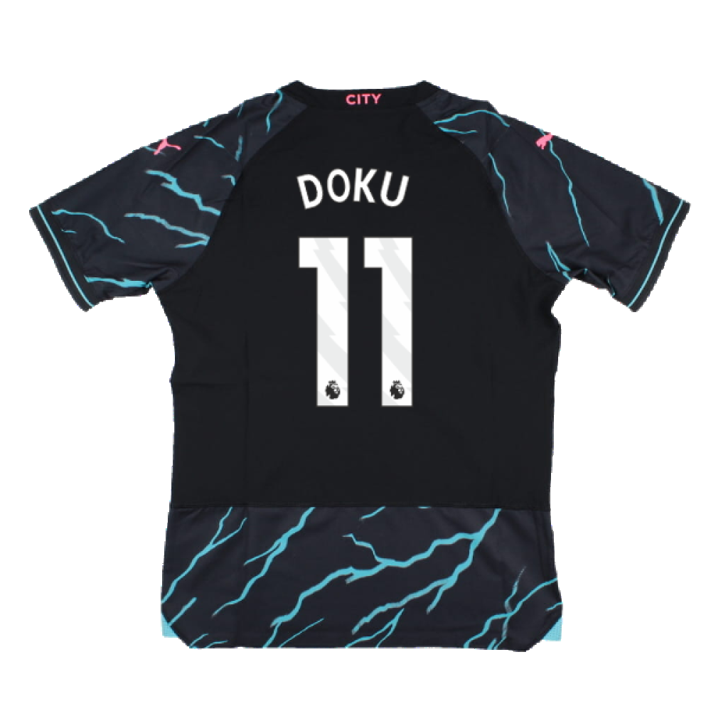 2023-2024 Man City Third Authentic Shirt (Doku 11)