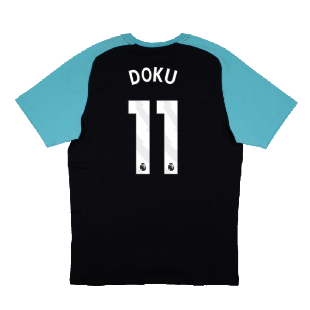 2023-2024 Man City Casuals Tee (Navy) (Doku 11)